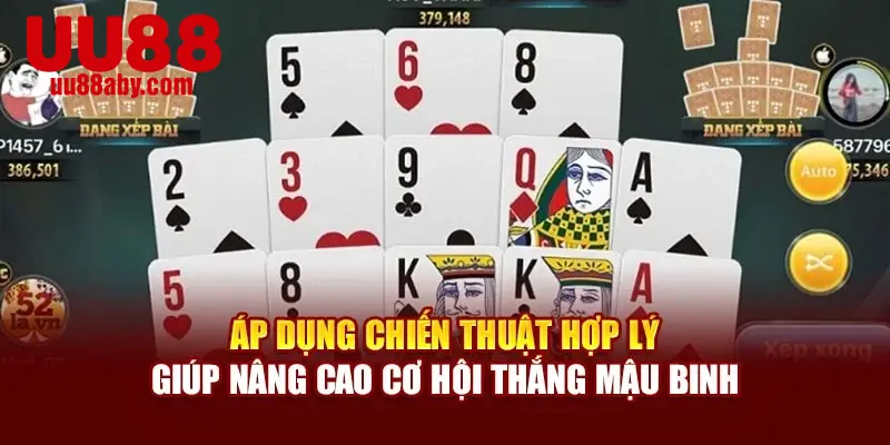 Áp dụng chiến thuật hợp lý giúp nâng cao cơ hội thắng mậu binh