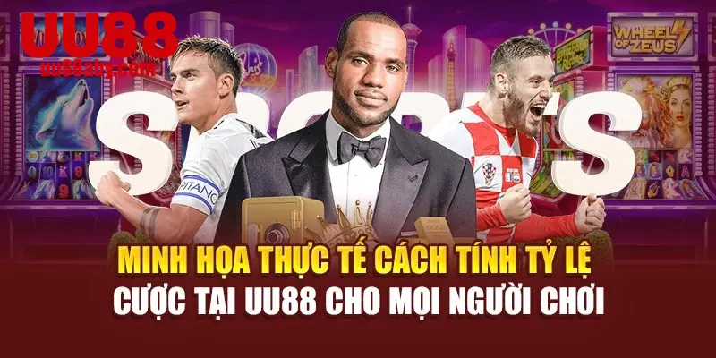 Minh họa thực tế cách tính tỷ lệ cược tại UU88 cho mọi người chơi